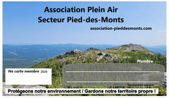 Carte de membre 2026