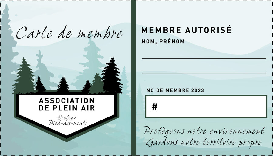 Membership card for 2023
